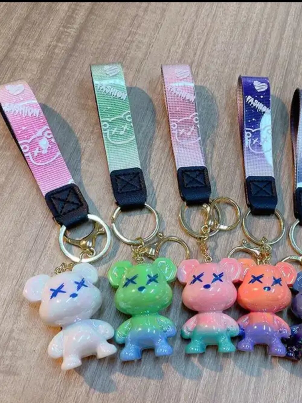 Shiny Bear Color Keychain B2